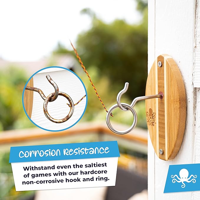 Hook and Ring Game Women and Man Cave Game Room Decor, Ring Game on a String for Game Room Games.