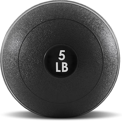 ProsourceFit Slam Medicine Balls 5, 10, 15, 20, 25, 30, 50lbs Smooth and Tread Textured Grip Dead
