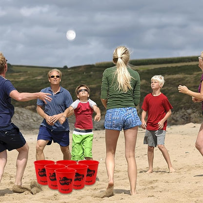 Juegoal Outdoor Giant Yard Pong Game Set Outdoor Toss Game Throwing Game for Beach, Camping, Lawn