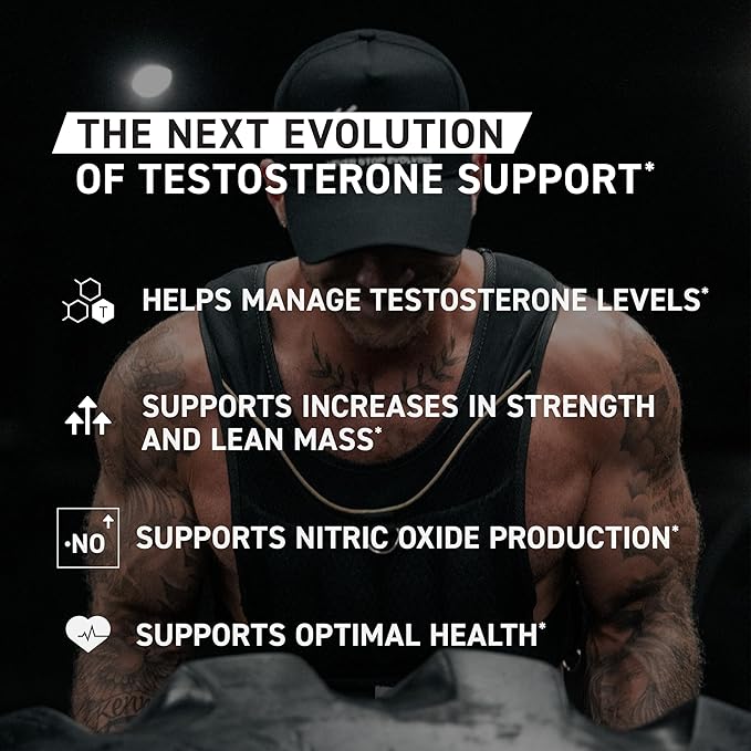 Kaged Test Elite Capsules | Unflavored | Testosterone Booster Ferodrox | Premium Hormone Managment