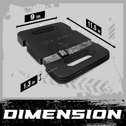 Yes4All Adjustable Ruck Weight with Straps for Rucking, Swings, Squat & Strength Training