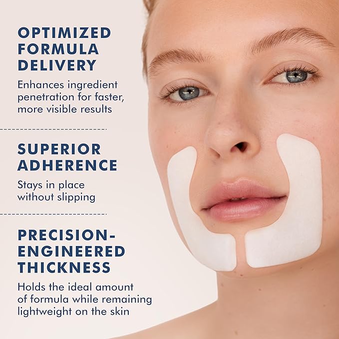 Skyn ICELAND Hydro Cool Firming Smile Line Patches, 10 Minute Smoothing Treatment with Peptides and