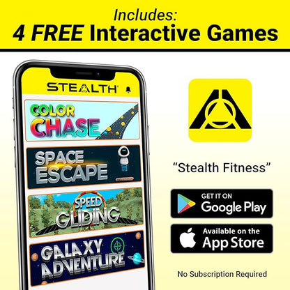 Stealth Core Deluxe Trainer - Turn Fitness Into a Fun Game - Get Strong Sexy Abs and Lean Core