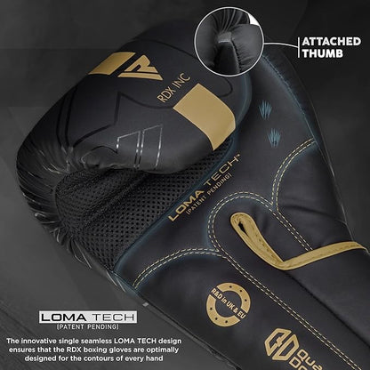 RDX Boxing Gloves, Pro Training Sparring, Maya Hide Leather, Muay Thai MMA Kickboxing, Men Women