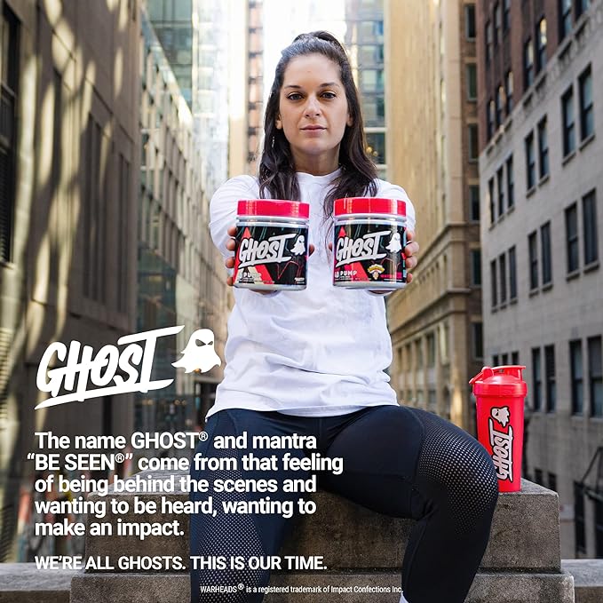 GHOST Pump Nitric Oxide Powder, Natty - 40 Servings - Sugar & Stim-Free Pre-Workout Supplements