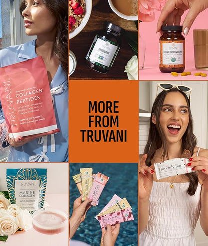 Truvani Vegan Pea Protein Powder | Pumpkin Spice | 20g Organic Plant Based Protein | 1 Serving |