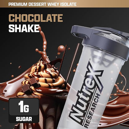 Nutrex Research IsoFit Chocolate Whey Isolate Protein Powder 100% Whey Protein Isolate | Muscle