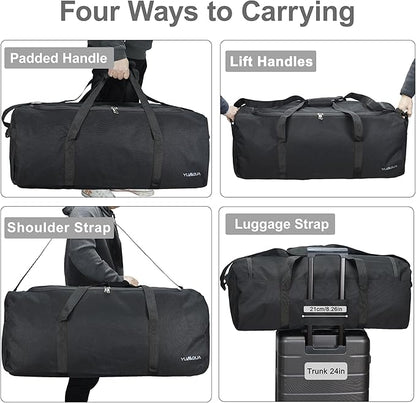 Large Duffle Bag for Travel, 100L Travel Bags for Men Extra Large Duffel Bag Water & Tear Resistant