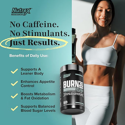 BURN30 GLP-1 Supplement - Super Berberine Weight Management Support GLP1 Naturally | Advanced