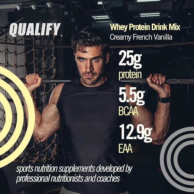 French Vanilla Whey Protein Powder. 25g Protein, 5.5g BCAA, Cholov Yisroel Kosher, Gluten-Free