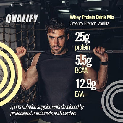French Vanilla Whey Protein Powder. 25g Protein, 5.5g BCAA, Cholov Yisroel Kosher, Gluten-Free