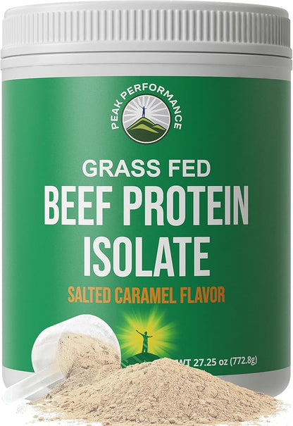 Grass Fed Beef Protein Powder - Lactose Free Great Tasting Beef Protein Isolate. Complete Animal