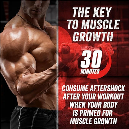 Myogenix Aftershock Post Workout ??Muscle Growth Whey Protein Powder ??Speeds Up Muscle Growth and