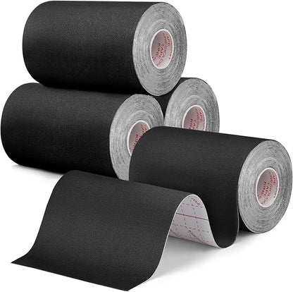 4 Rolls Uncut Kinesiology Tape, 4in x 5.5yd Extra Wide Waterproof Athletic Tape for Muscle Support