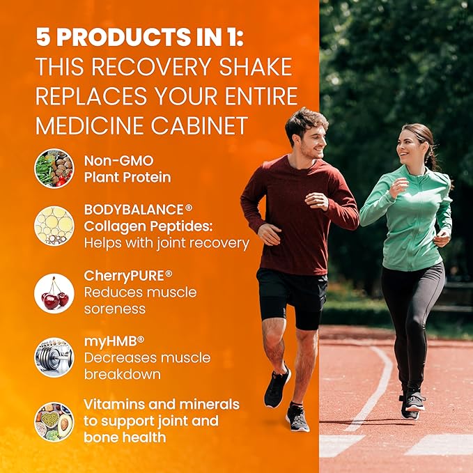 SaltWrap Protein Clinic – Total Body Recovery Shake with Collagen Peptides, HMB, Tart Cherry
