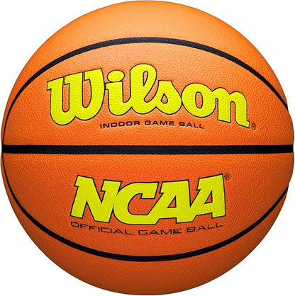 WILSON NCAA Evo NXT Official Indoor Game Basketballs - Sizes 6 and 7