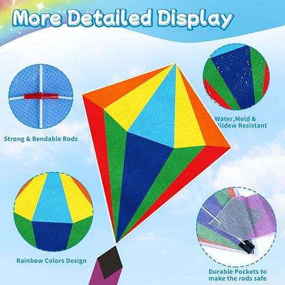 YongnKids Kite for Kids Easy to Fly - Kites for Kids Girls Boys Adults Easy to Fly, Perfect for