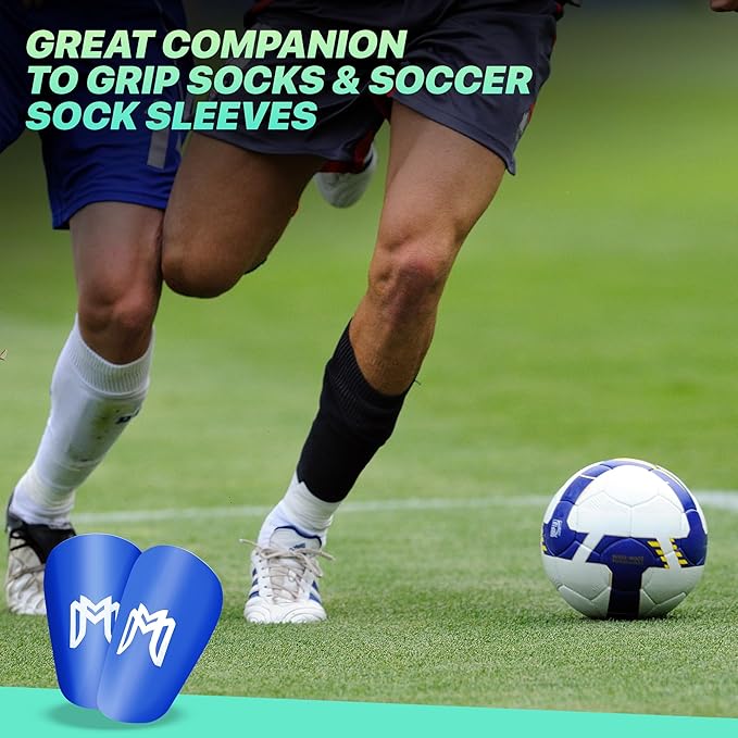 MiniGuards - Mini Shin Guards for Soccer Players - Tiny Shin Pads for Men, Women, Teens - Miniature