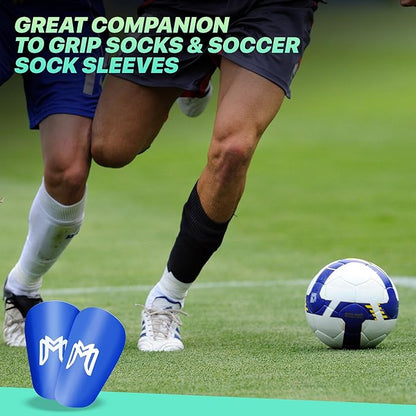 MiniGuards - Mini Shin Guards for Soccer Players - Tiny Shin Pads for Men, Women, Teens - Miniature