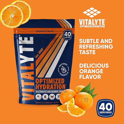 Vitalyte Electrolyte Powder Drink Mix, Isotonic Electrolyte Hydration Mix, Gluten Free Post Workout