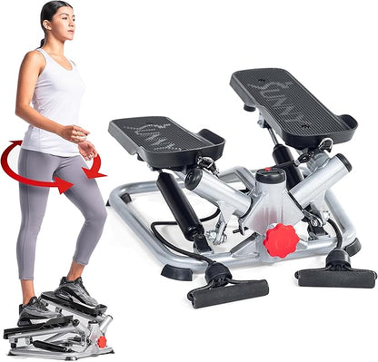 Sunny Health & Fitness Mini Steppers for Exercise at Home, Stair Step Workout Machine, Full Body