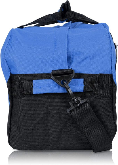 DALIX 18" Two Tone Duffle Bag Medium Black Red Blue Gold Pink Purple Gray