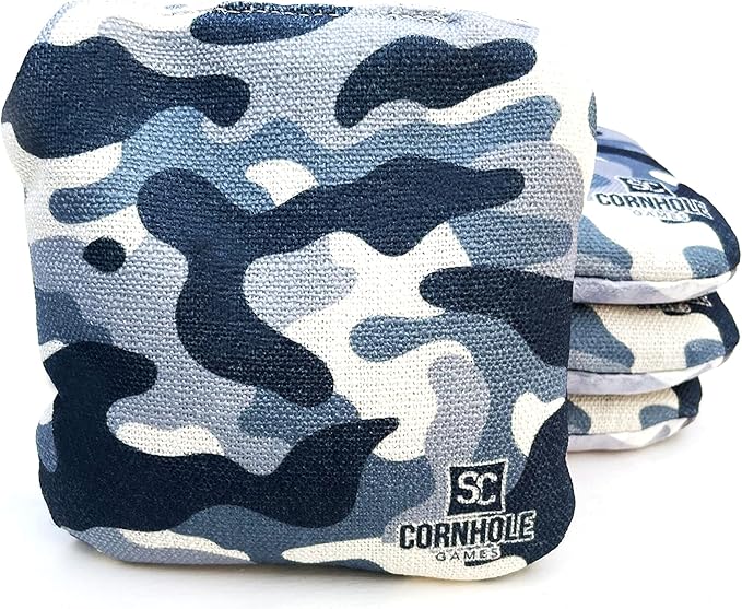 Professional Dual Sided Cornhole Bags- 16 oz 6x6 w/Premium Resin Fill - Official Tournament
