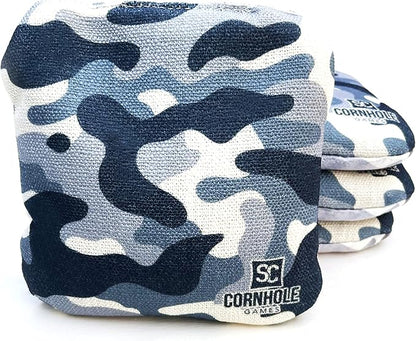 Professional Dual Sided Cornhole Bags- 16 oz 6x6 w/Premium Resin Fill - Official Tournament