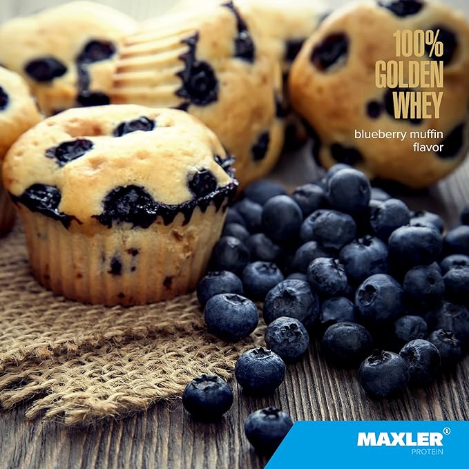 Maxler 100% Golden Whey Protein - 24g of Protein per Serving - Premium Whey Protein Powder for Pre