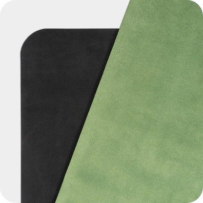 4mm Cushioned Exercise Mat for Yoga & Pilates - Anti Slip, Polyurethane with Suede Top & Carrying