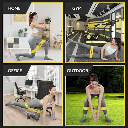Fabric Resistance Bands for Working Out - Booty Bands for Women and Men - Exercise Bands Resistance