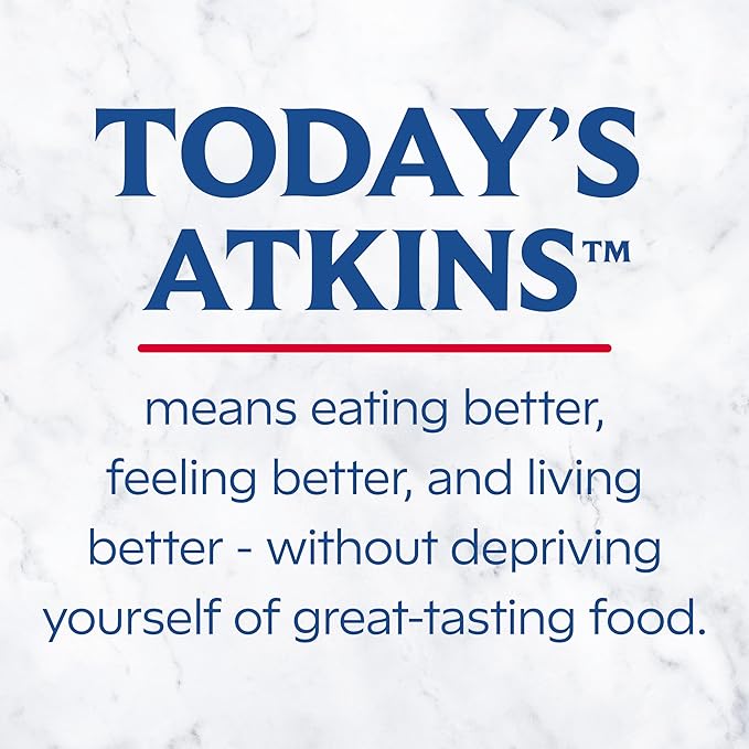 Atkins Milk Chocolate Delight High Protein Shake, 15g Protein, Low Glycemic , 2g Net Carb, 1g