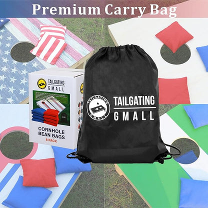 Cornhole Bags Set of 8 Regulation Professional Corn Hole Bean Bags Weather Resistant for Tossing