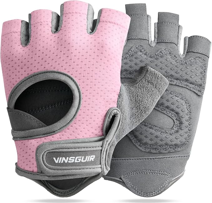 VINSGUIR Workout Gloves for Women and Men, Breathable Weight Lifting Gloves for Gym Exercise