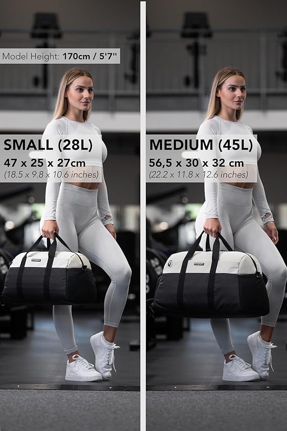 Fitgriff® Gym Bag V2 for Men and Women with Shoe & Wet Compartment - Duffle Bag for Travel, Sports