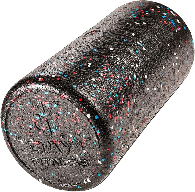 High-Density Round Foam Rollers - 4 Size and 8 Color Options - Massage Rollers for Stretching, Deep