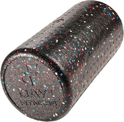 High-Density Round Foam Rollers - 4 Size and 8 Color Options - Massage Rollers for Stretching, Deep