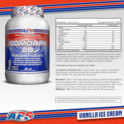 APS Nutrition Isomorph Protein Powder Supplement | Whey Protein Isolate | Ultra- Filtered | 28g