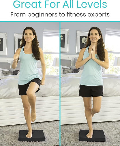 Vive Balance Pad - Foam Large Yoga Mat Trainer for Physical Therapy, Stability Workout, Knee and
