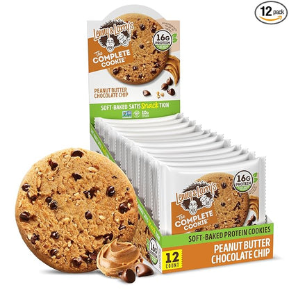 Lenny & Larry's The Complete Cookie, Peanut Butter Chocolate Chip, Soft Baked, 16g Plant Protein