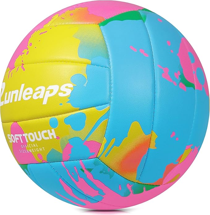 Beach Volleyball Official Size 5 Soft Waterproof Volleyball Sand Sports PU Ball for Indoor