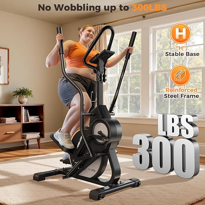 YOSUDA Elliptical Exercise Machine, 3-in-1 (Elliptical + Cardio Climber + Stair Stepper) Elliptical