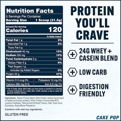 PEScience Select Protein Powder, Whey and Casein Blend, Clean Protein Powder for Women and Men, Low