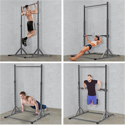 SELEWARE Adjustable Pull Up Station, Multifunction Pull Up Bar, Fully Welded, 500 lbs Capacity