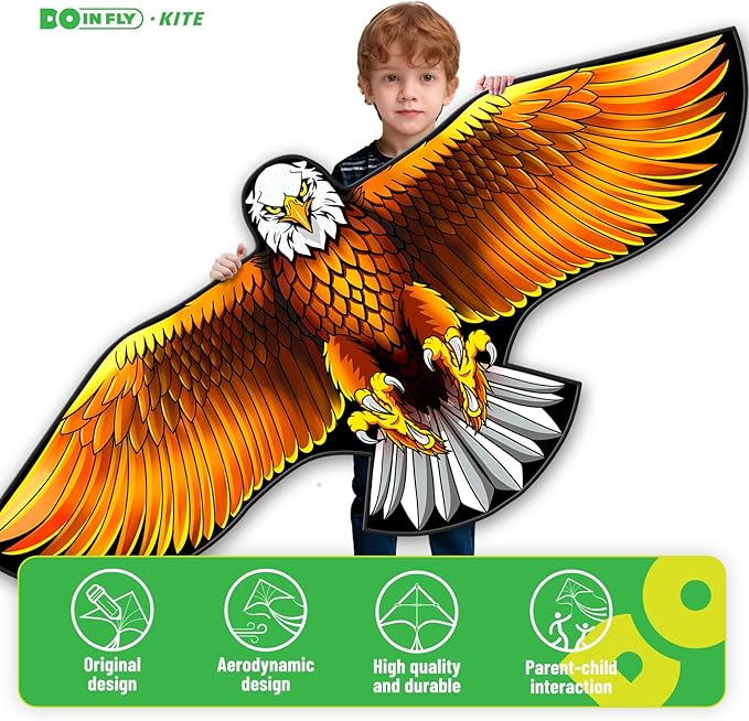 Kite for Ages 8-12, Easy to Fly and Assemble Rocket Kites for Beginner, Single Line String