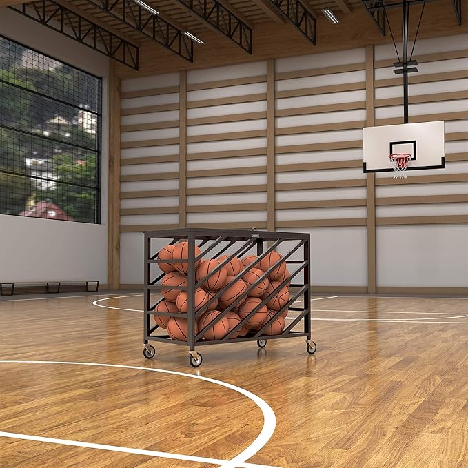 Murray Sporting Goods Premium Portable Ball Storage Locker | Basketball or Volleyball Storage Ball