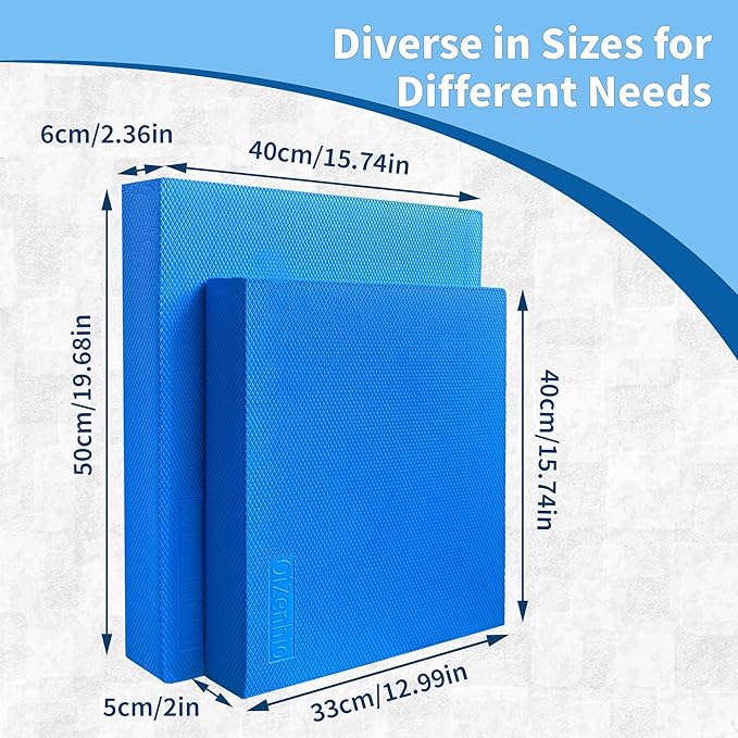 Professional Foam Balance Pad, Large Balance Pads for Physical Therapy, Foam Balance Board for