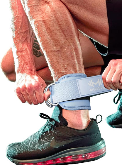 Modvel Gym Ankle Strap for Cable Machines ??Glute & Leg Kickback Ankle Straps for Gym Workouts