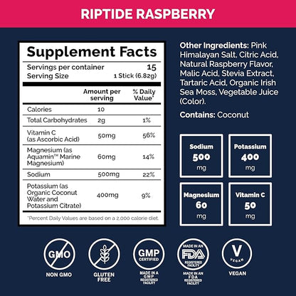 Voli Electrolytes Powder Packets | No Added Sugar Electrolyte Drink Mix for Hydration | Keto &