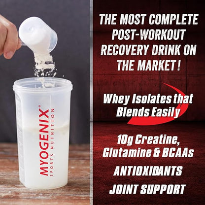 Myogenix Aftershock Post Workout ??Muscle Growth Whey Protein Powder ??Speeds Up Muscle Growth and